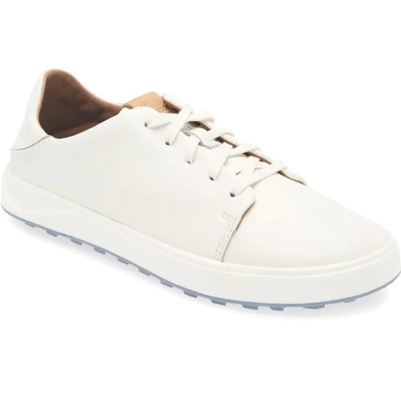 OluKai Shoes - 🆕 OluKai Wailea Waterproof White Leather Sneakers Golf Shoes Women’s